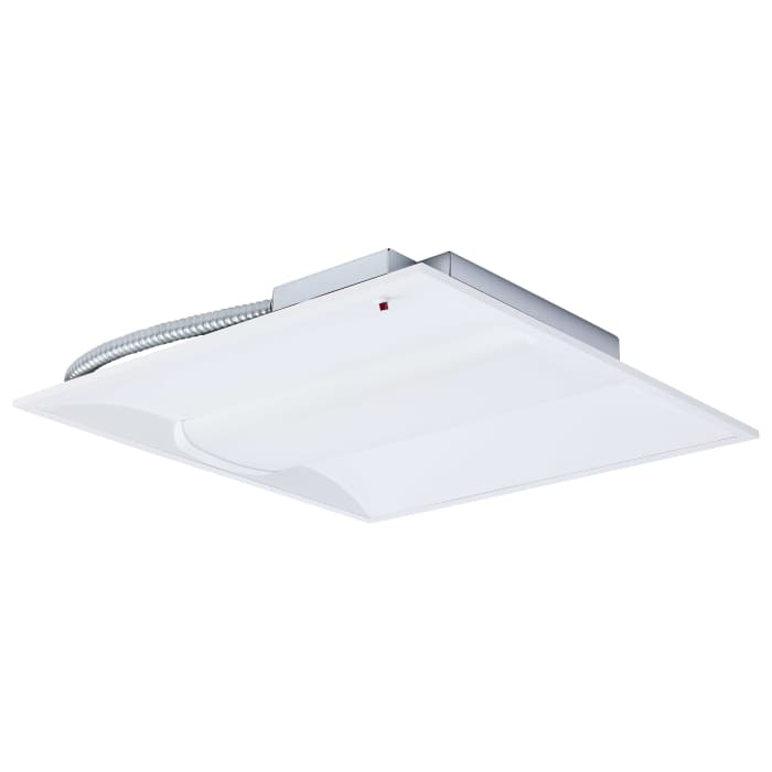 Satco 65-1603 2X2 LED Single Basket Troffer  Emergency Battery  Field Selectable  120-277 Volt  White Finish