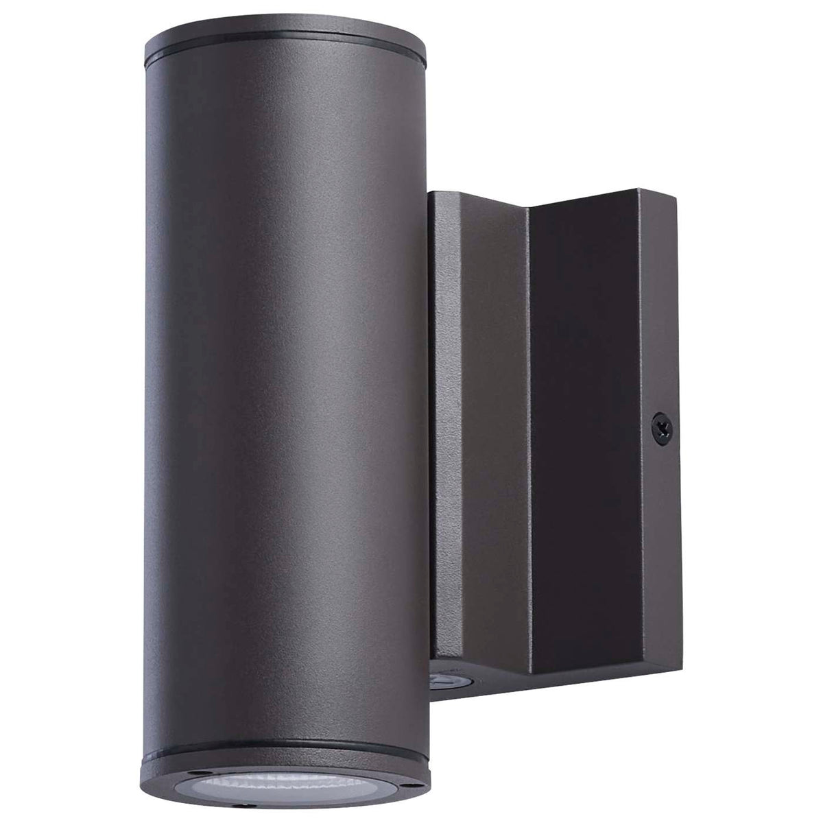 Satco 65-1752 10 Watt  3K/4K/5K CCT Selectable  1 Light Small Wall Sconce  Up or Down Installation  Dark Bronze Finish  120-277 Volt