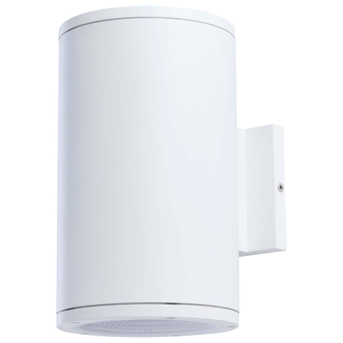 Satco 65-1756 20 Watt  3K/4K/5K CCT Selectable  1 Light Large Wall Sconce  Up or Down Installation  White Finish  120-277 Volt