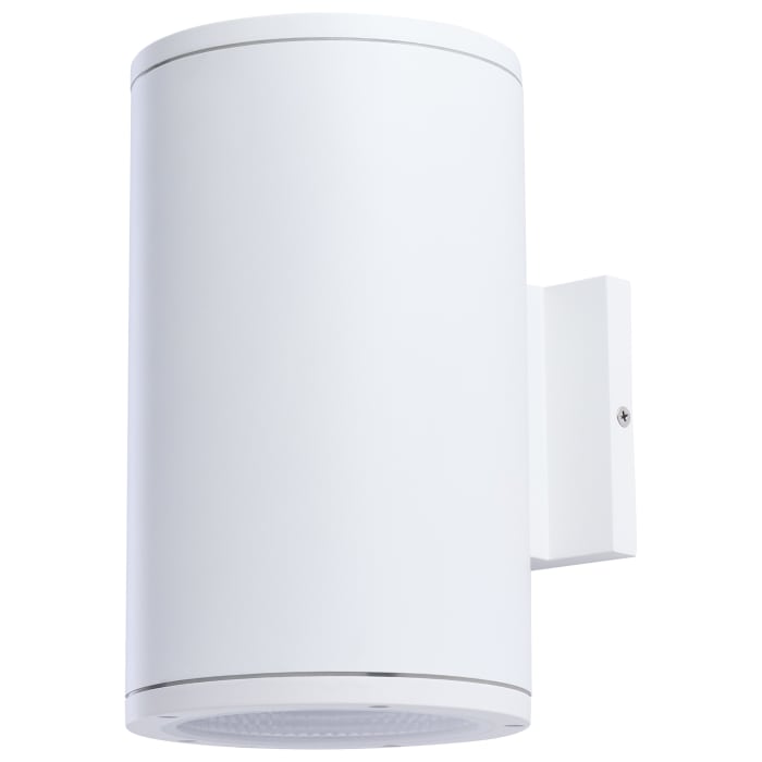 Satco 65-1765 36 Watt  3K/4K/5K CCT Selectable  2 Light Large Wall Sconce  Up and Down Installation  White Finish  120-277 Volt