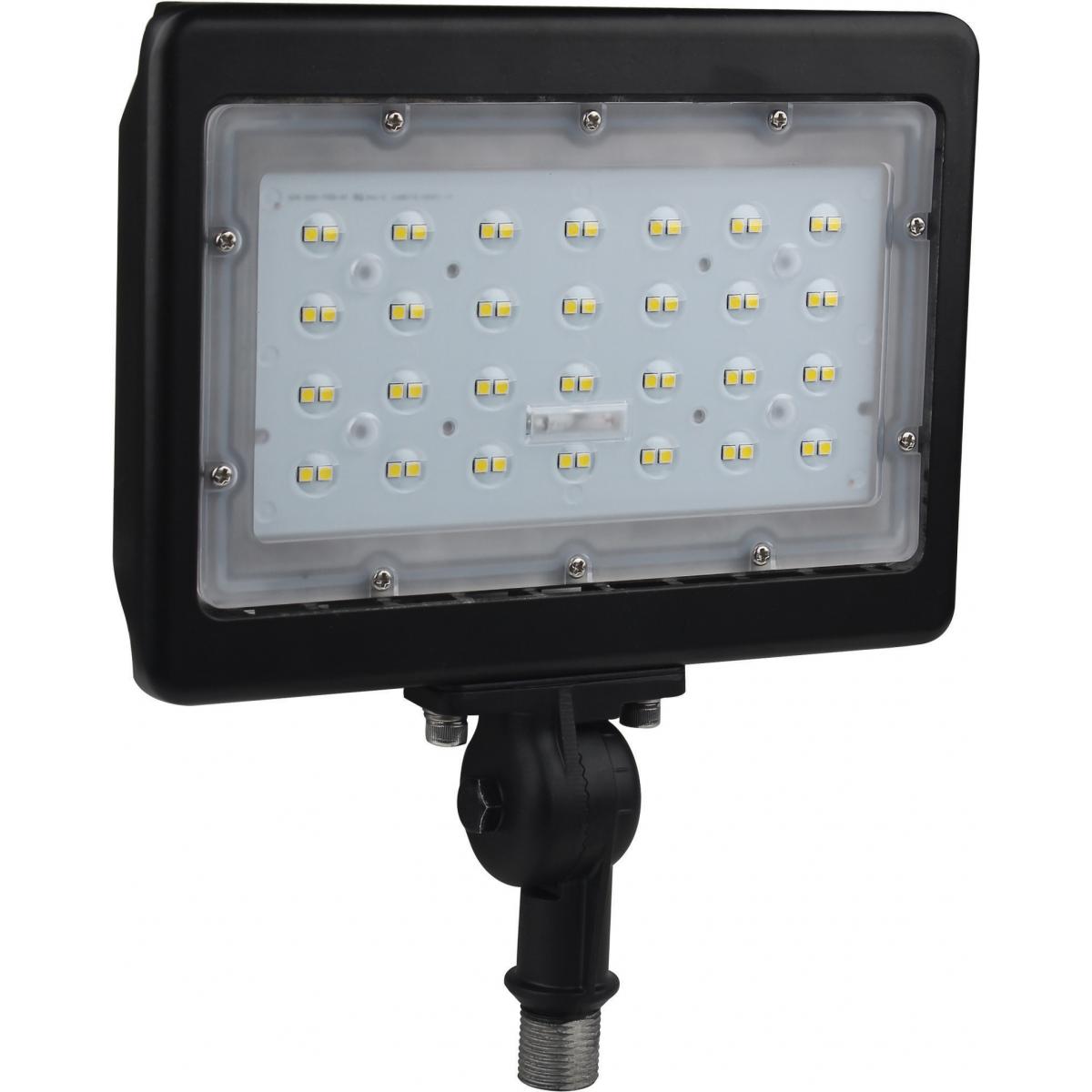 Satco 65-539R1 LED Large Flood Light 50W 5000K Bronze Finish 100V-277V Dimmable
