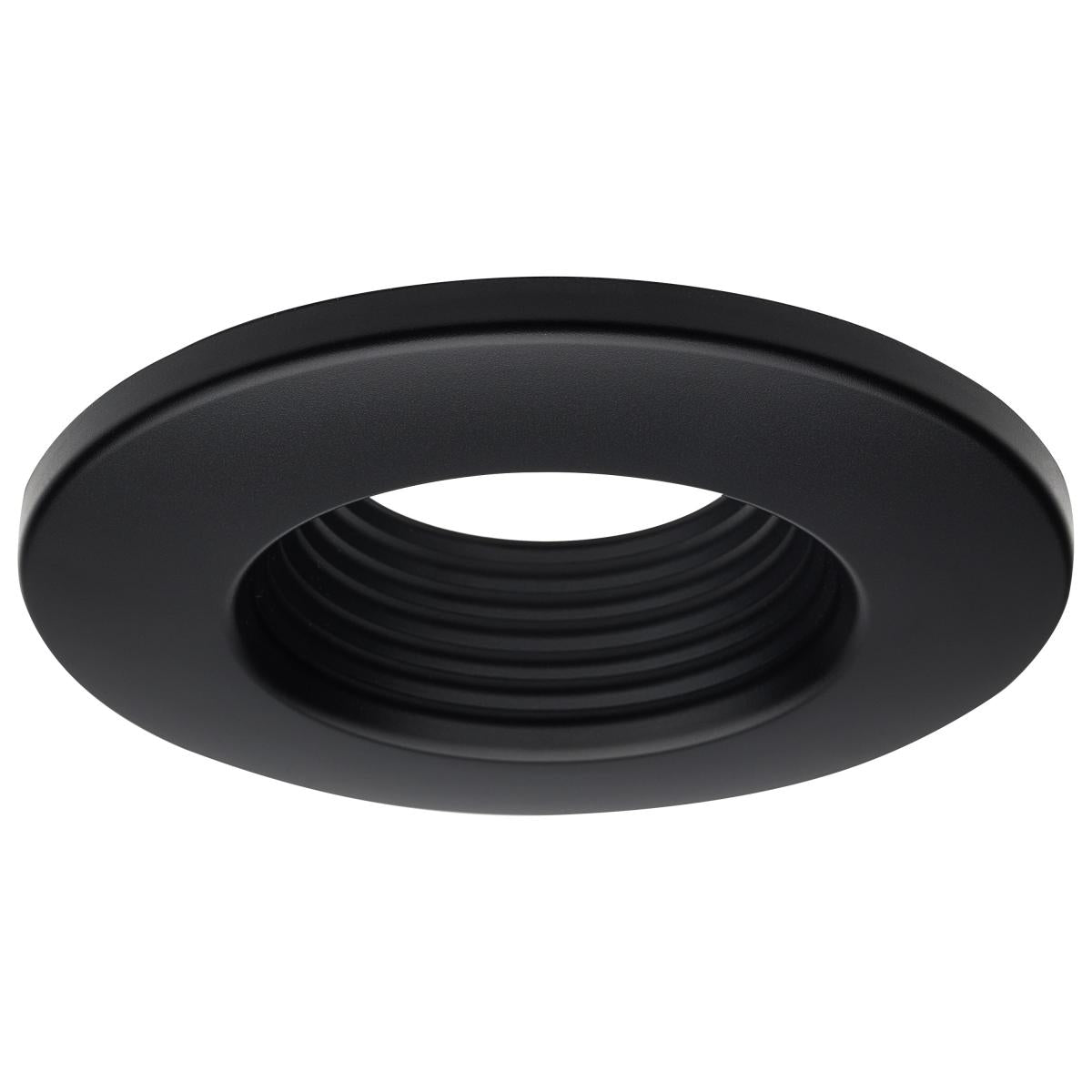 Satco 80-974 Deep Baffle Trim 4 Inches Black Finish
