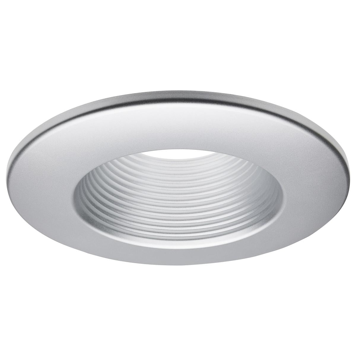 Satco 80-979 Deep Baffle Trim 5/6 Inch Brushed Nickel Finish