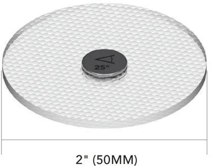 Soraa AC-GE-1025-00-S1 SNAP 2 inch linear beam spreader 10 x 25 degree lens with diameter measurement
