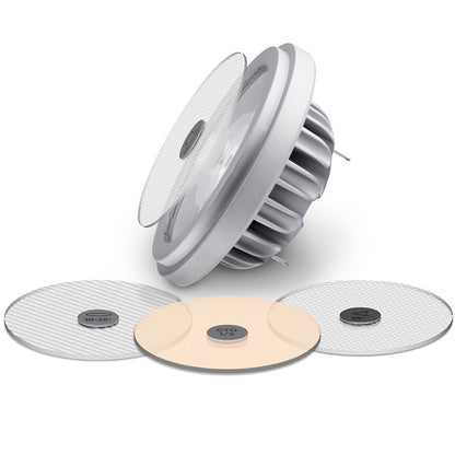 Soraa AC-E-FR-3636-00-S1 SNAP 4 inch Flat Top 36 x 36 degree lens set with Soraa LED lamp