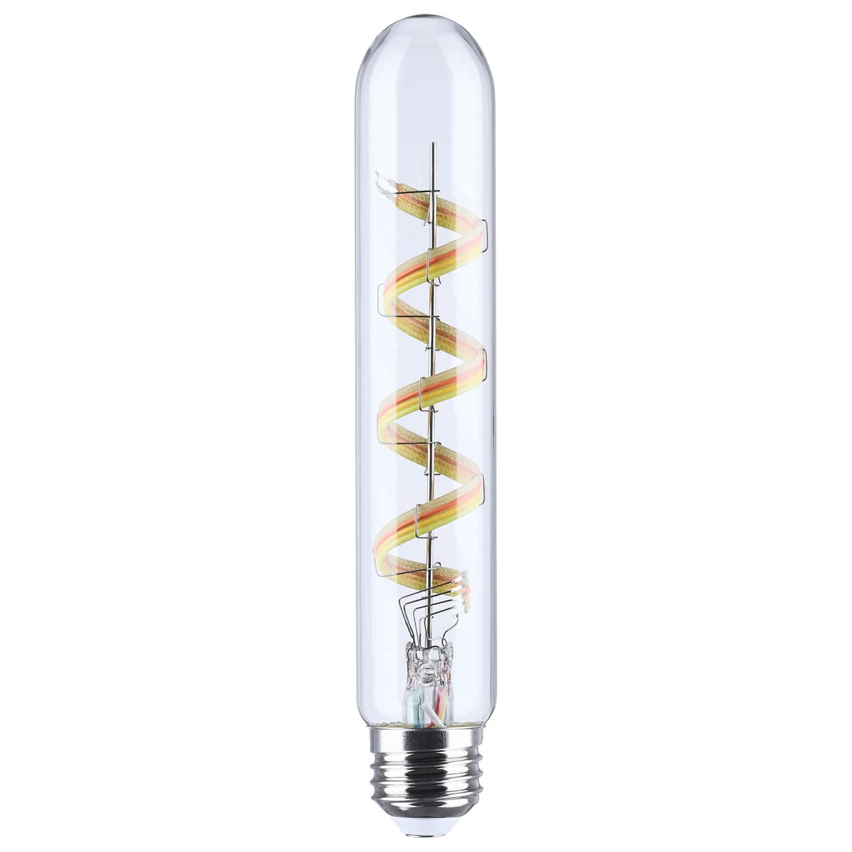 Satco S11246 Starfish  5.5 Watt LED T9  2700K-5000K RGBTW  Clear  Medium Base  120V