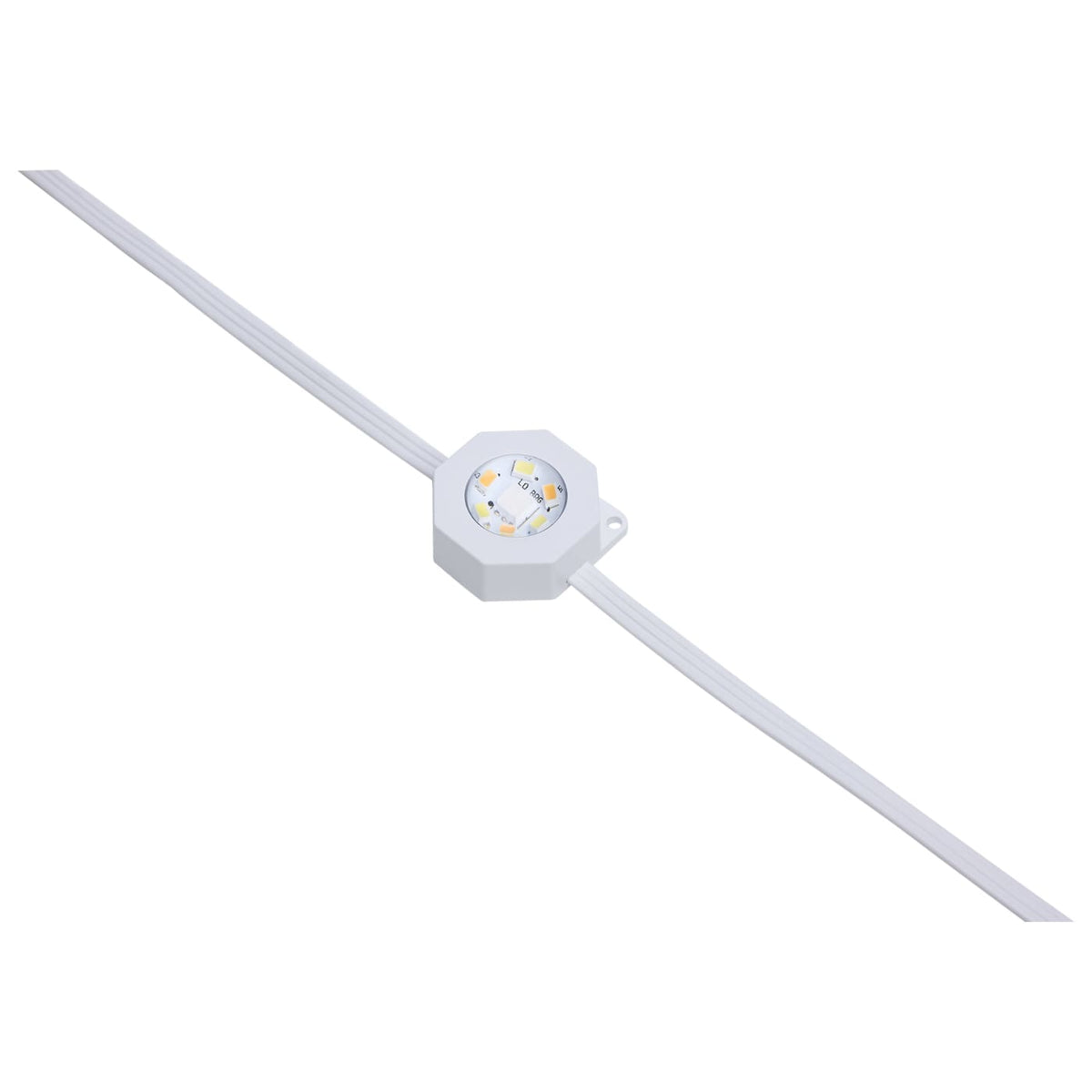 Satco S11299 Starfish  12 Watt  25 Foot LED Eave String Light Extension  RGBTW  White Finish  120 Volt
