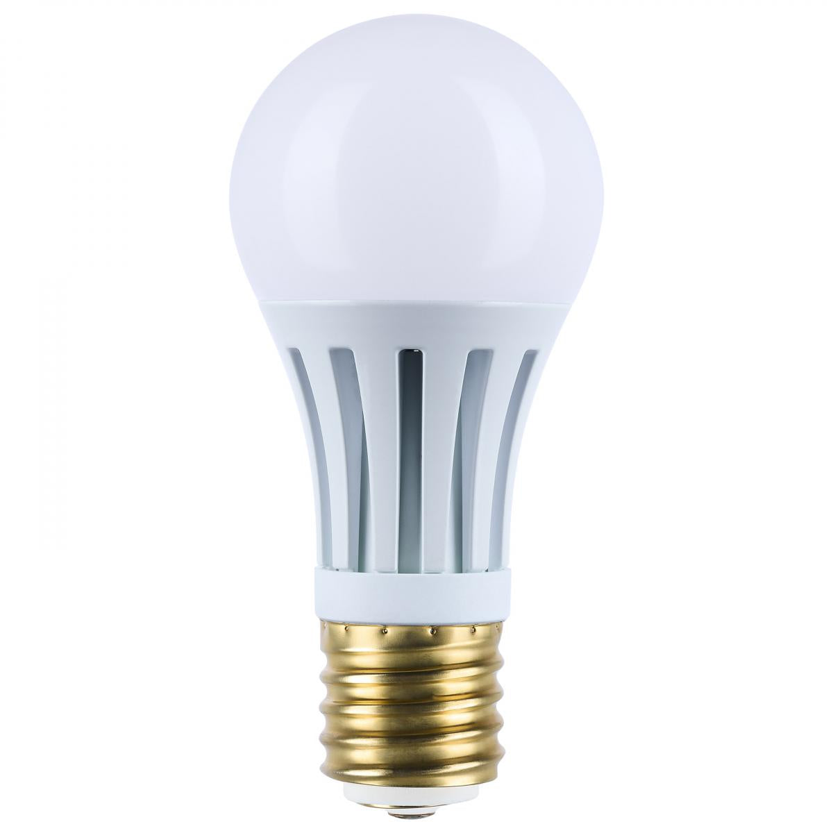 Satco S11492R1 10/22/33 Wattage Selectable PS25 LED Three-Way Lamp E39d Mogul Base 4000K White Finish 120 Volt
