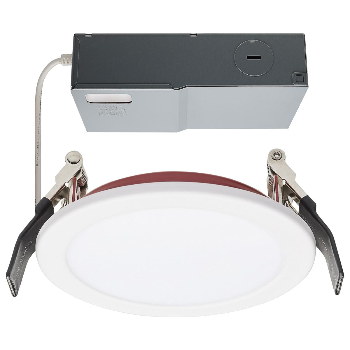 Satco S11868 10 Watt LED Fire Rated 4 Inch Direct Wire Downlight Round Shape White Finish CCT Selectable 120-277 Volts Dimmable