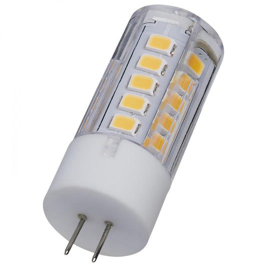 Satco S12120 3 Watt Mini LED G4 Base 3000K Clear Finish 12 Volt