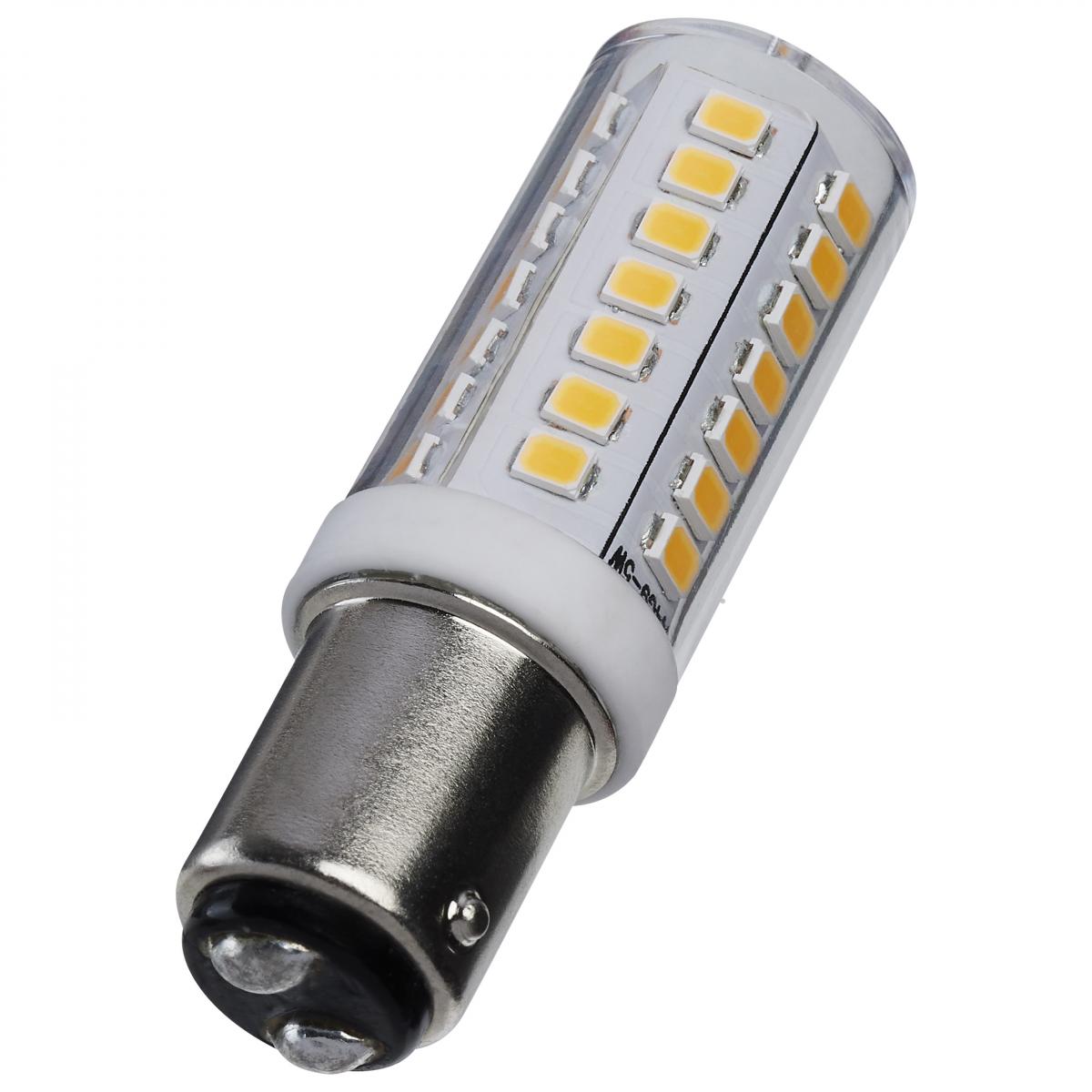 Satco S12137 5 Watt Mini LED Bayonet Double Contact Base 5000K Clear Finish 120 Volt
