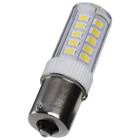 Satco S12138 4.5 Watt Mini LED Bayonet Single Contact Base 3000K Clear Finish 12 Volt