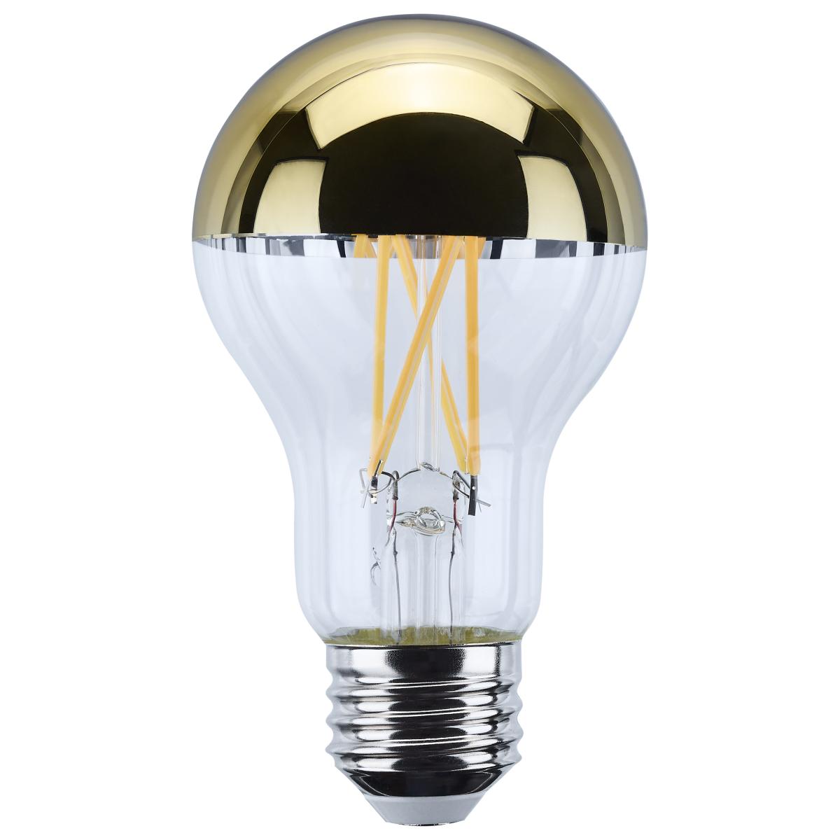 Satco S12540 12A19/GOLD/LED/927/120V 12W A19 Half Gold 2700K LED