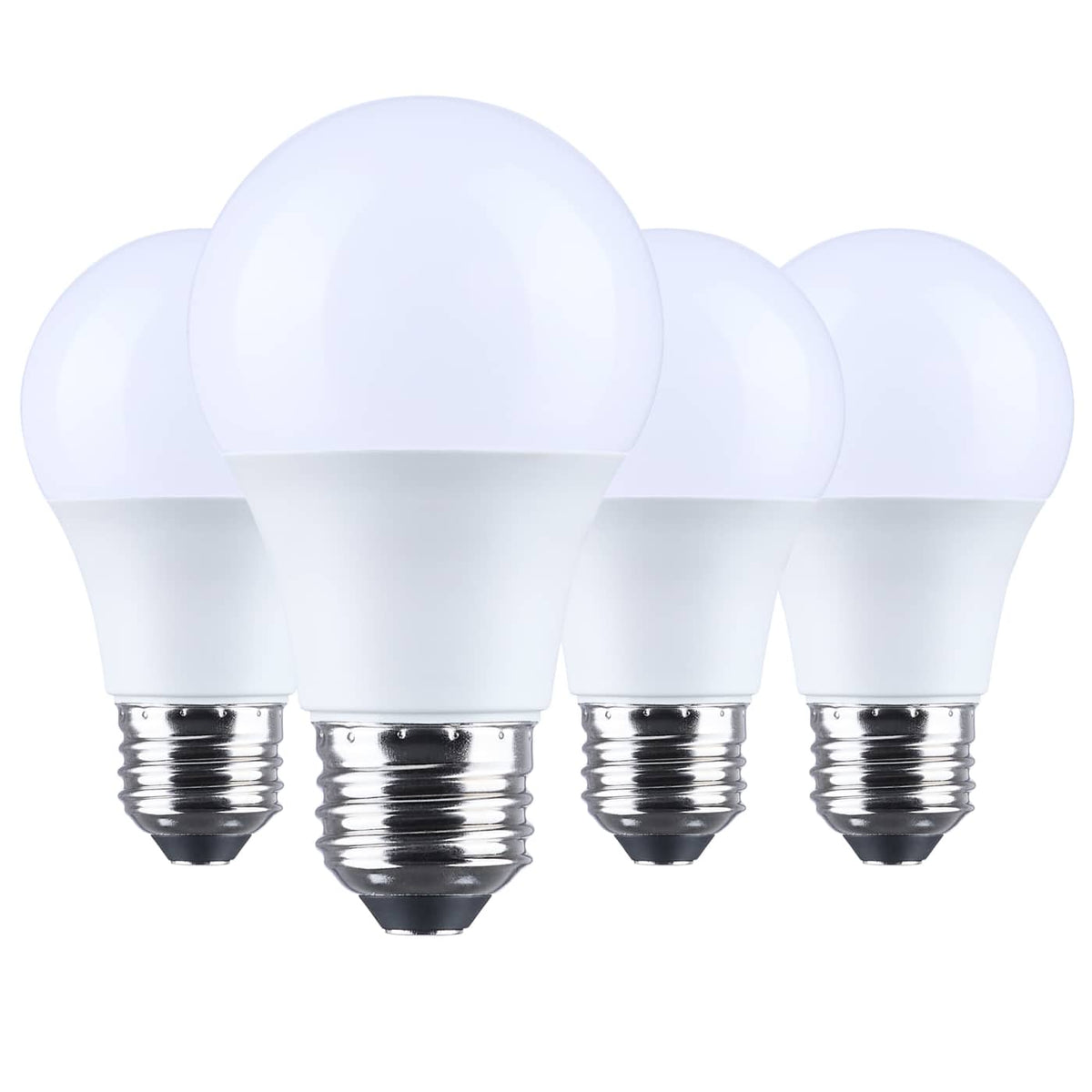 Satco S14309 8.5 Watt LED A19  2700K CCT  Medium Base  Plastic  120 Volt  4-Pack