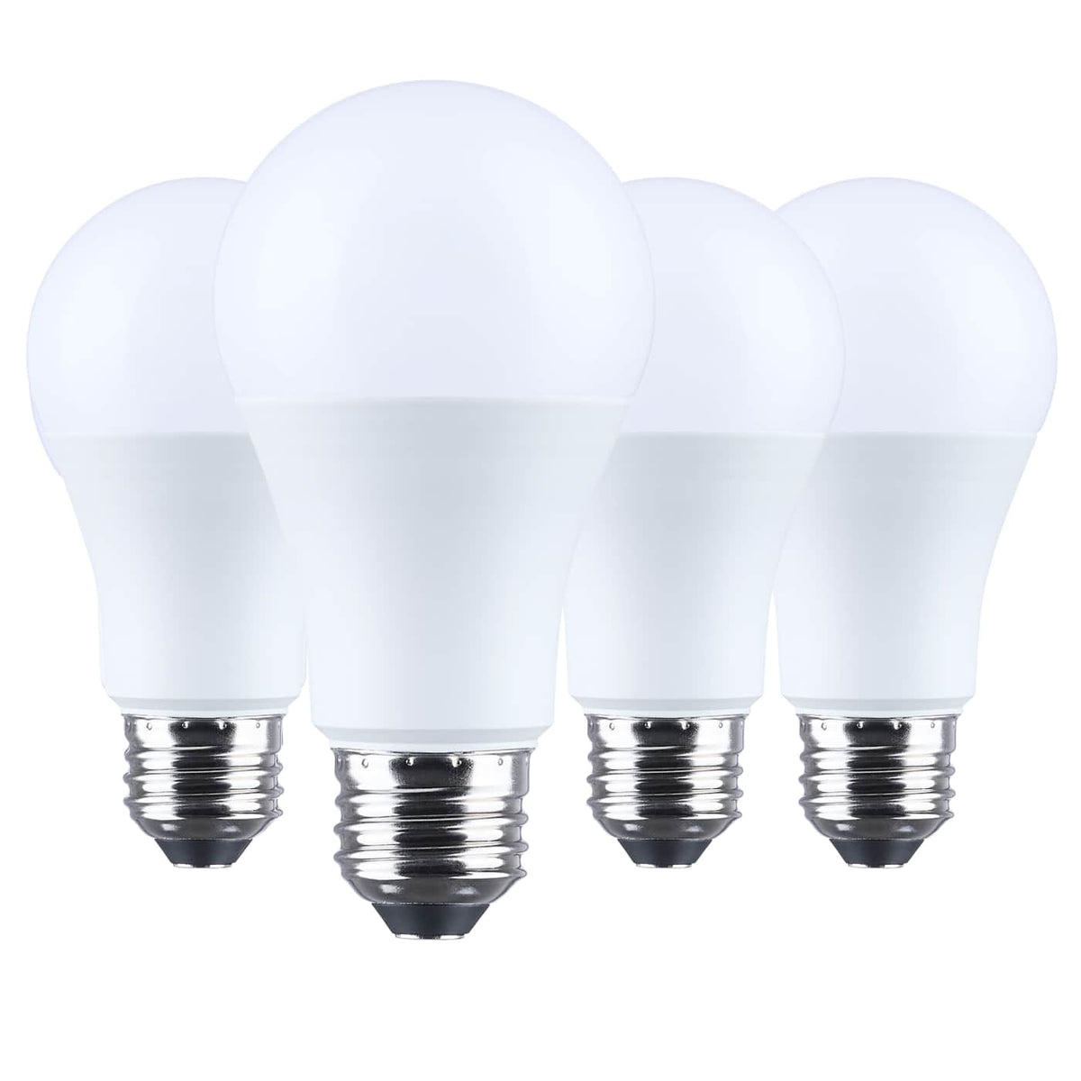 Satco S14375 13.5 Watt LED A19  5000K CCT  Medium Base  Plastic  120 Volt  4-Pack