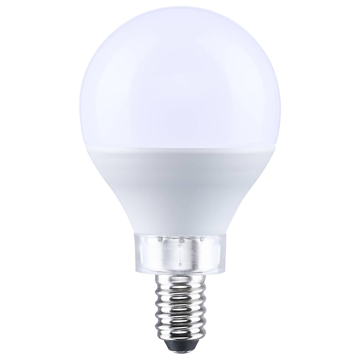 Satco S15202 5.5 Watt A15 LED  4000K CCT  80 CRI  Candelabra Base  Plastic  Dimmable  120 Volt