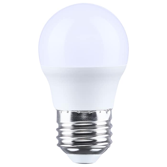 Satco S15211 5.5 Watt A15 LED  5000K CCT  80 CRI  Medium Base  Plastic  Dimmable  120 Volt