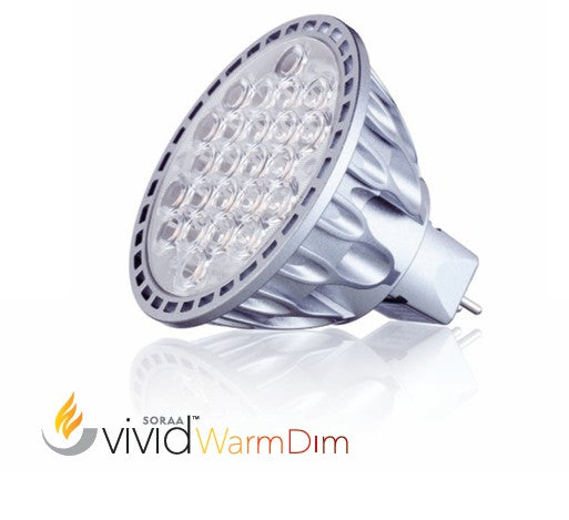 Soraa SM16-07-36DM-927/918-01 SORAA VIVID WARM DIM MR16 GU5.3 12V 7.5W 36° 2700K