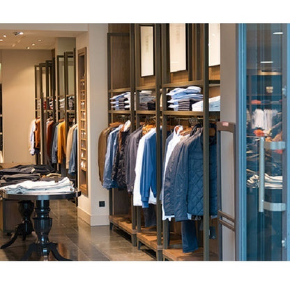 Retail clothing display lit with Soraa BRILLIANT PAR20 10 degree 3000K LED lamps
