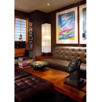 Lounge wall art lighting using Soraa BRILLIANT PAR30 Long Neck 36 degree 3000K LED lamps