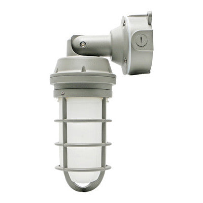 Eiko 10746 VTU-8/8W/850-U-GY Vapor Tight Utility Light 800lm 8W 80CRI 5000K 120-277V Gray IP65