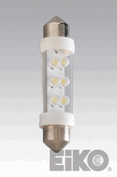 Eiko 05377 - LED-24-FESTOON-W 24 VDC 10x44 Xenon