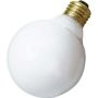 Satco S3653 25W 120V Globe G30 Gloss White E26 Base
