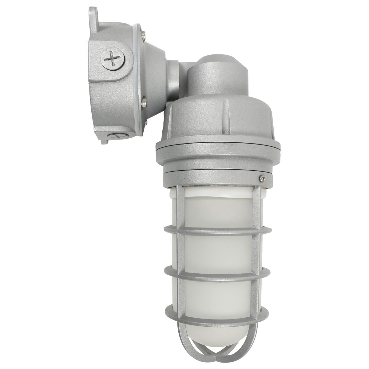 Satco 65-551 LED Adjustable Vapor Tight Fixture; 20W; RGB Selectable; Gray Finish