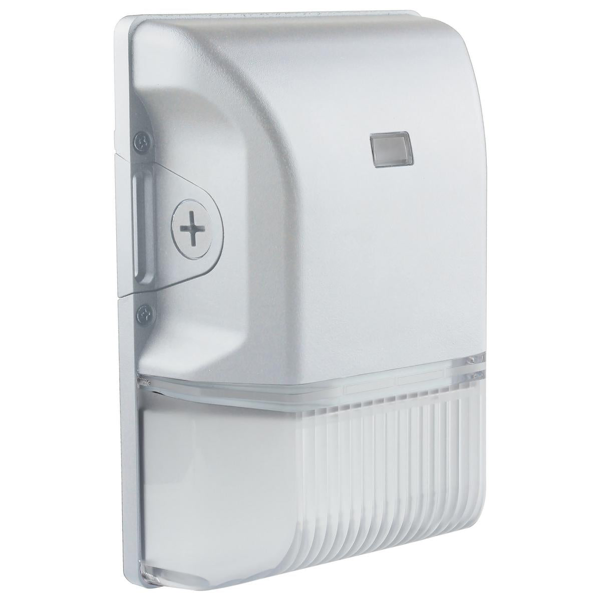 Satco 65-749 LED Small Wall Pack; 20W; CCT Selectable 3K/4K/5K; White Finish; 100-277V