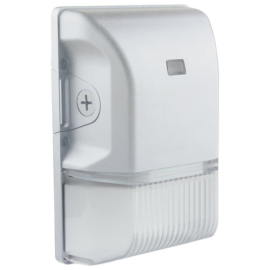 Satco 65-749 LED Small Wall Pack; 20W; CCT Selectable 3K/4K/5K; White Finish; 100-277V