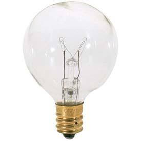 Satco S3845 15G12 1/2 15W  Clear Candelabra Base
