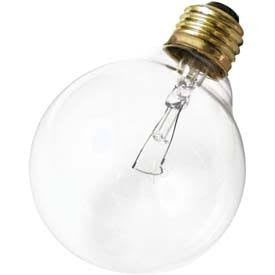 Satco S3447 25G25 25W 120V Globe G25 Clear E26 Base