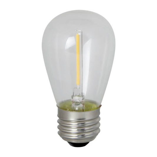 Bulbrite 776685 LED1S14/27K/FIL 0.7W S14 E26 Clear