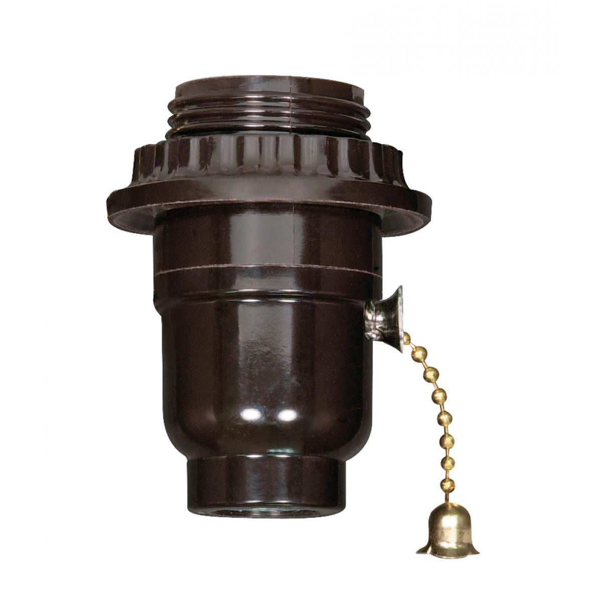 Satco 80-1068 1/8 IP Cap with Metal Bushing Less Set Screw