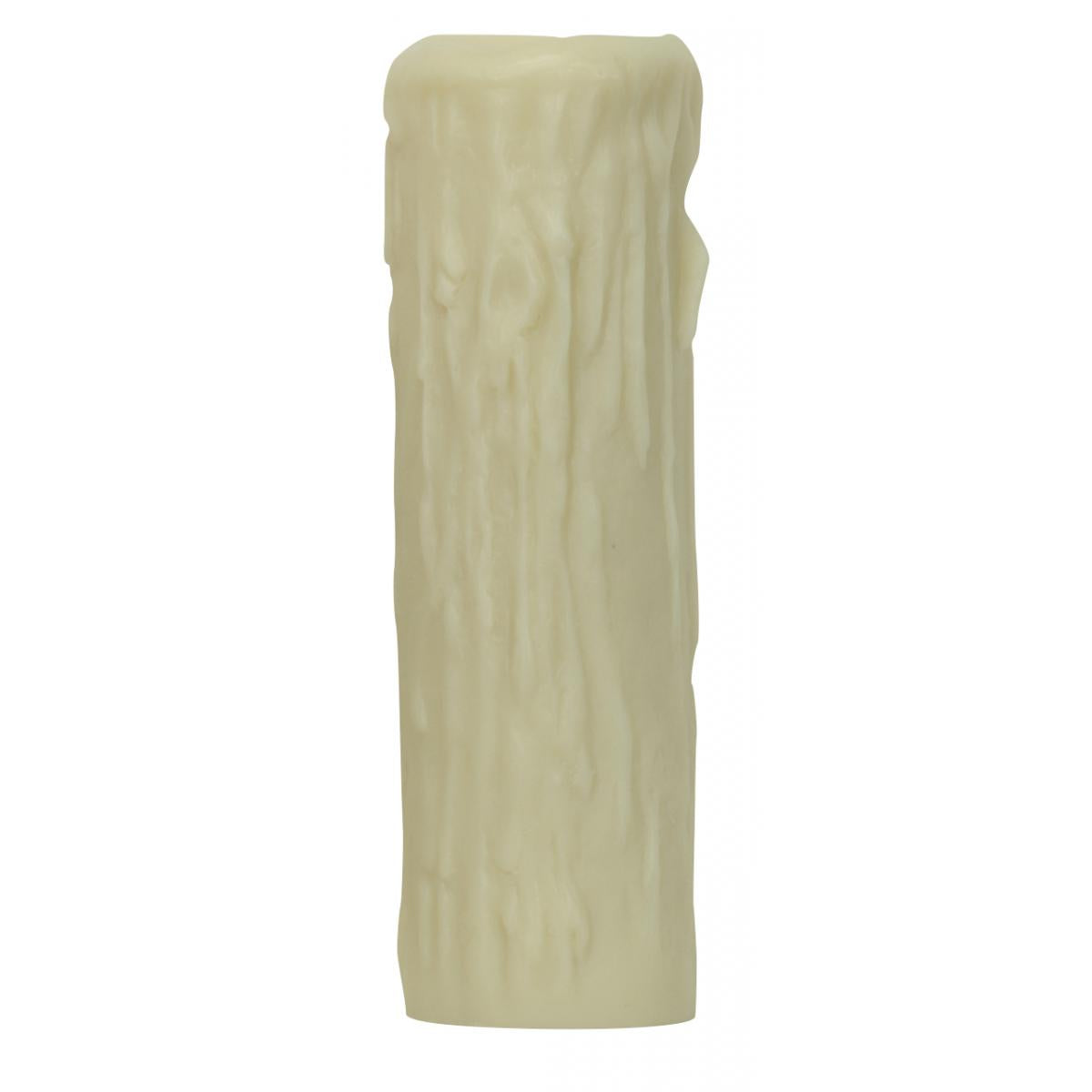 Satco 80-1621 Edison Base Oversize Resin Full Drip Ivory Finish 1-1/4" Inside Diameter 2" Outside Diameter 6" Height
