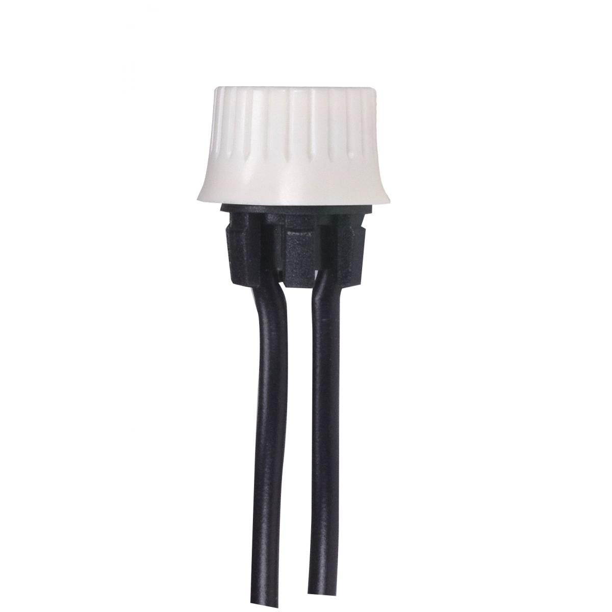 Satco 80-1771 On-Off Phenolic Rotary Switch Single Circuit 1A-125V, 3A-125V, 1.5A-250V Rating Snap Bushing White Finish