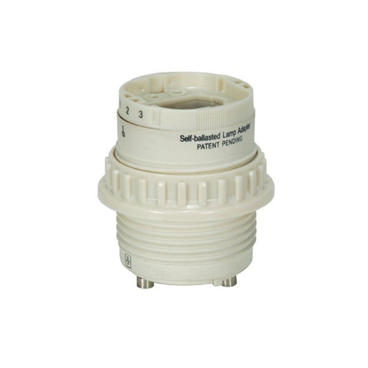 Satco 80-1851 Phenolic w/Uno Ring 26W; G24q-3 & GX24q-3; 120V; 60Hz, 0.30A