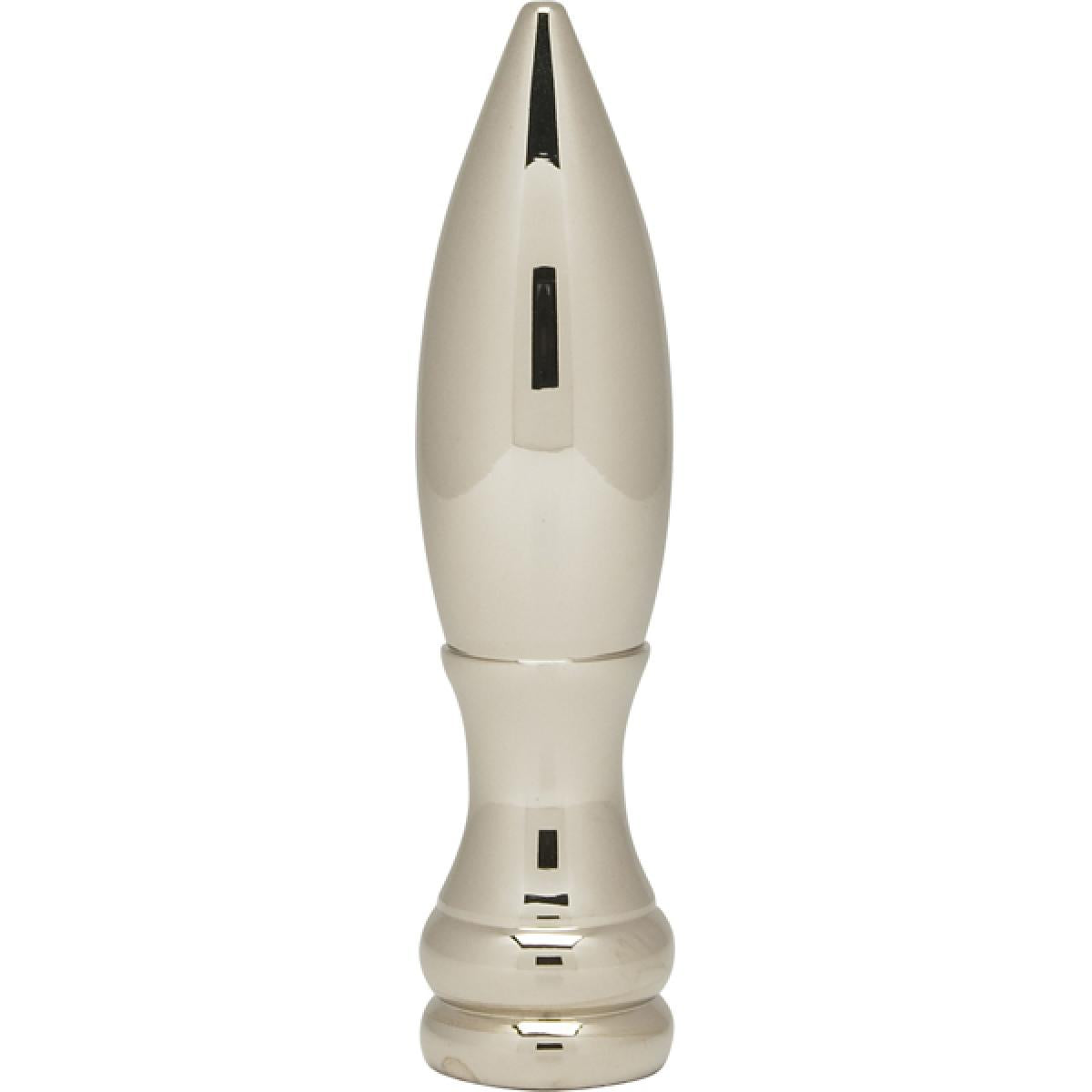 Satco 80-2102 Bullet Finial Nickel Finish 2" Height 1/8 IP