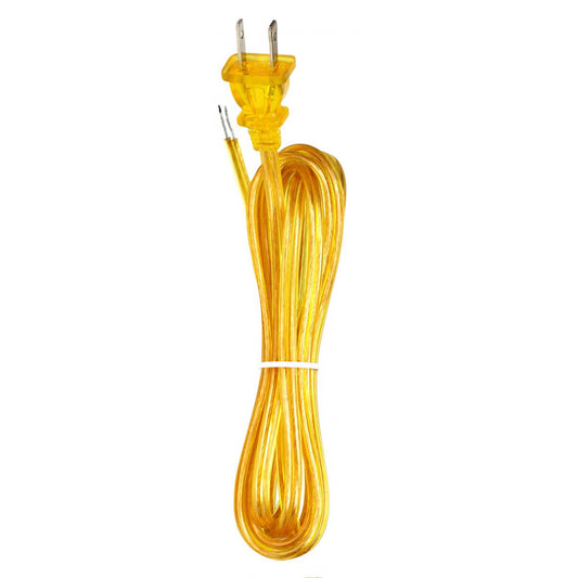 Satco 80-2374 Cord Set Gold 8 Foot With Warning Label