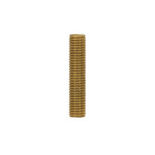 Satco 90-1187 1/8 IP Solid Brass Unfinished 1-1/4" Length 3/8" Wide