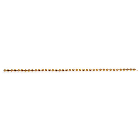 Satco 90-122 #3 Beaded Chain 3/32" Diameter 250 Foot Spool Brass Finish