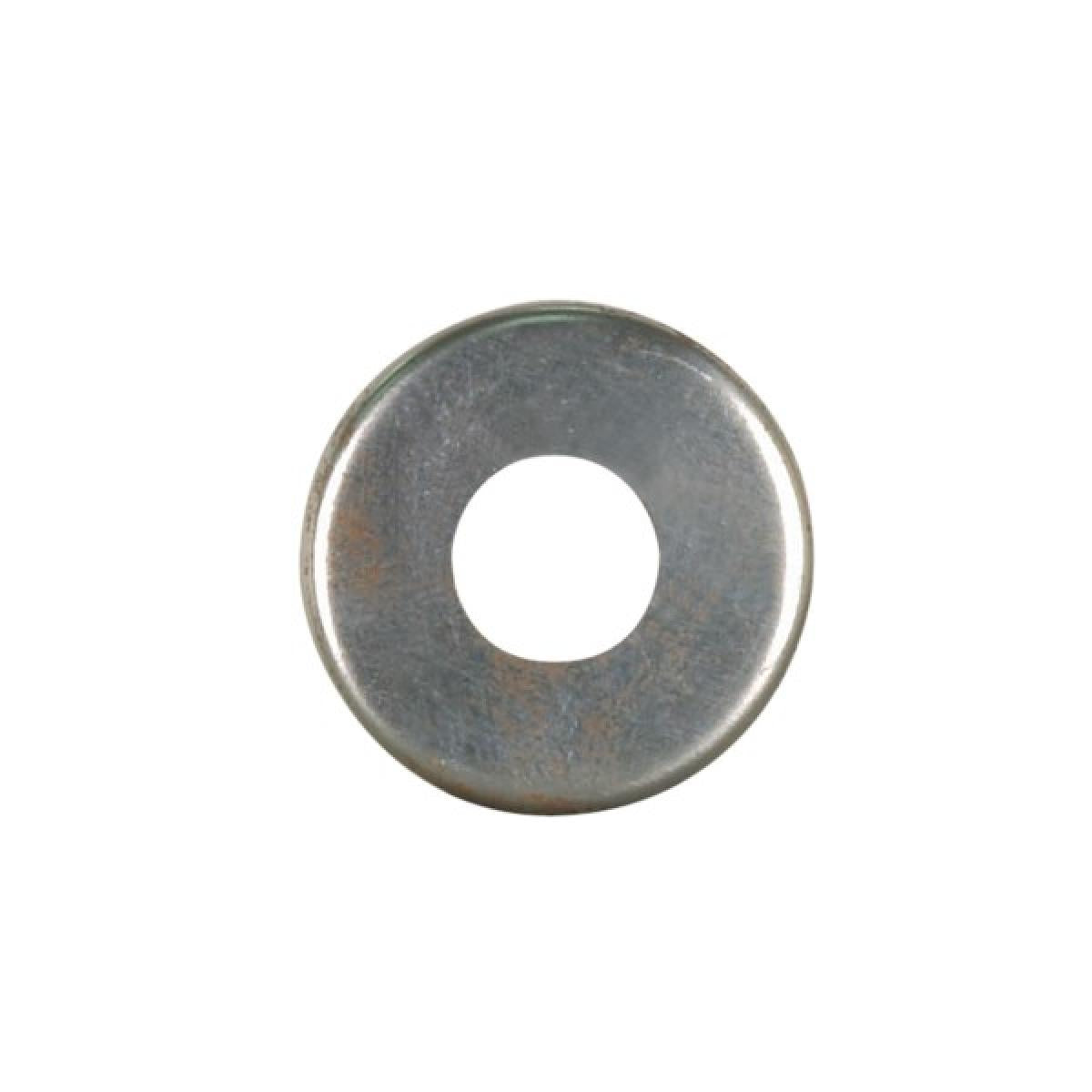 Satco 90-1654 Steel Check Ring Straight Edge 1/8 IP Slip Unfinished 3" Diameter