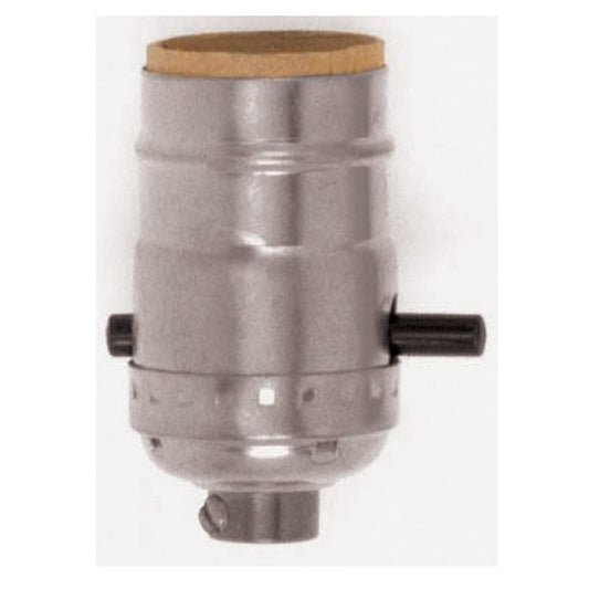 Satco 90-1667 On-Off Push Thru Socket With Set Screw Assembled But Not Snap-In