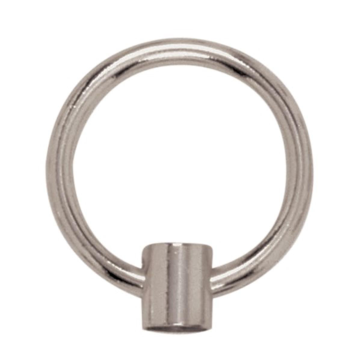 Satco 90-1727 2" Die Cast Fixture Loops 1/8 IP With Wireway 20lbs Max Polished Chrome Finish