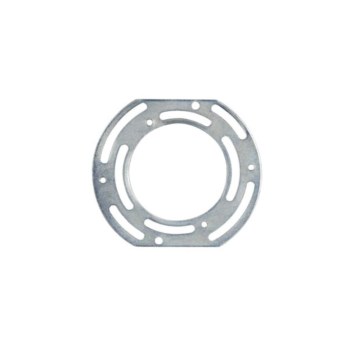 Satco 90-1784 Round Universal Crossbar Flat Sides 4" Length 3-1/2" Diameter Screw Holes 2-3/4" x 3-1/2" Center to Center