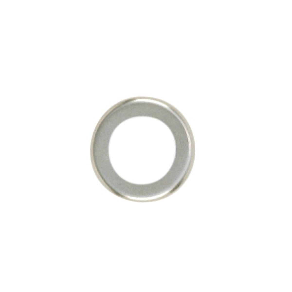 Satco 90-1834 Steel Check Ring Curled Edge 1/4 IP Slip Unfinished 1-1/2" Diameter