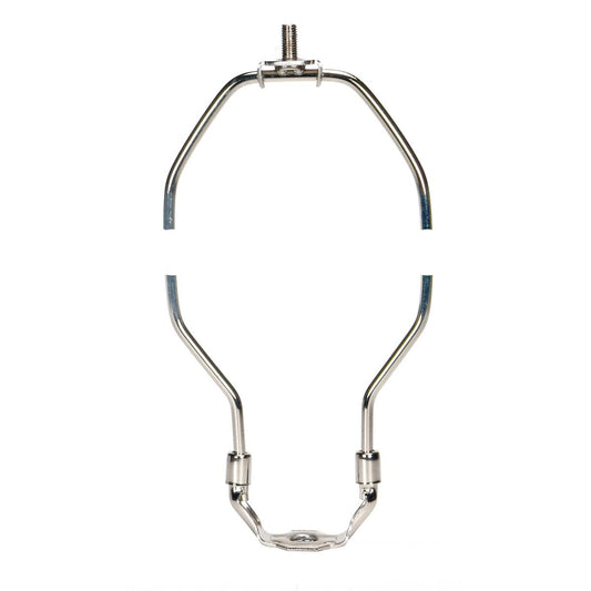 Satco 90-2015 Light Duty Harp Polished Nickel Finish 9" Height 1/8 IP Saddle 1/4-27 Thread 125 Carton