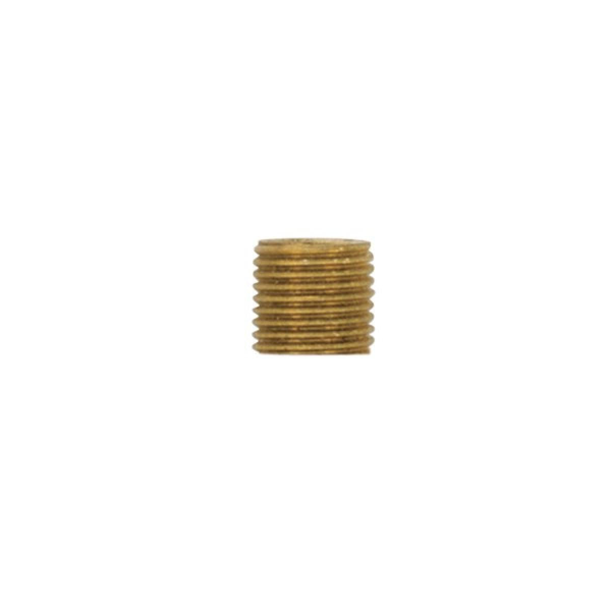 Satco 90-2476 1/4 IP Solid Brass Unfinished 3-1/2" Length 1/2" Wide