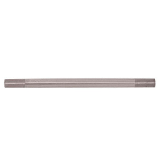 Satco 90-2508 Steel Pipe 1/8 IP Raw Steel Finish 6" Length 3/4" x 3/4" Threaded On Both Ends