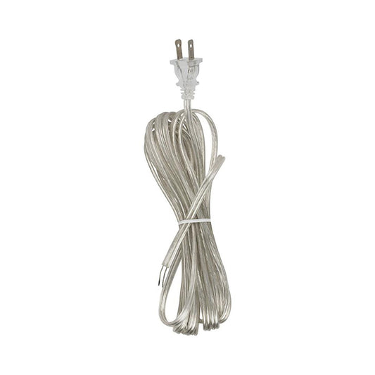 Satco 90-493 18/2 SPT-2-105C All Cord Sets - Molded Plug - Tinned Tips 3/4' Strip with 2' Slit 150 Ctn.15 Ft.